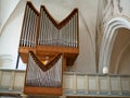 Big classical pipe organ in a church Royalty Free Stock Photo