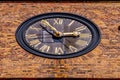 Big clock on a chuch Royalty Free Stock Photo