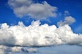 Big cloud in the blue sky Royalty Free Stock Photo