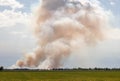 Big cloud of smoke Royalty Free Stock Photo