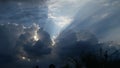 Big cloud before a thunderstorm Royalty Free Stock Photo