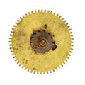 Big cog wheel on white background Royalty Free Stock Photo