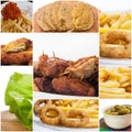 Big collage image of food Royalty Free Stock Photo