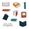 Big collection of different books Royalty Free Stock Photo