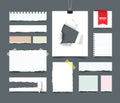 Big collection of office paper Royalty Free Stock Photo