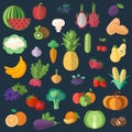 Big collection of premium quality fruits and vegetables