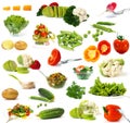Big collection of vegetables Royalty Free Stock Photo
