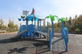 A big colorful children playground equipment Royalty Free Stock Photo