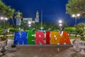 Merida Letters - Mexico Royalty Free Stock Photo