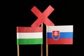 A big competitiveness and hatred between those lands. Hungary and Slovakia