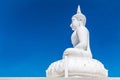 Big concrete Buddha statue with blue sky Royalty Free Stock Photo