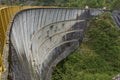 Big concrete water dam in Pordenone, Italy