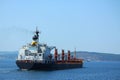 Big container ship in Dardanelles strait