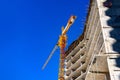 big crane in Construction building project in Batumi.Georgia