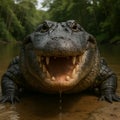 AI generated image of a Big Croc Royalty Free Stock Photo