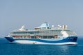 Big cruise ship in the sea Royalty Free Stock Photo