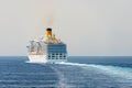 Big cruise ship in the sea Royalty Free Stock Photo