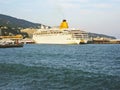 Big cruise ship, Yalta Royalty Free Stock Photo