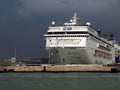 Big Cruise ships at Port of Venice Royalty Free Stock Photo