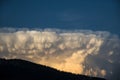 Big cumulus storm cloud