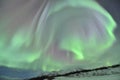 Big curtain Northern lights Royalty Free Stock Photo