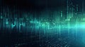 Big data abstract background. Technology network concept. Generative AI Royalty Free Stock Photo