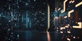 Big Data Analysis Automation and Data-as-a-Service Concept. Generative AI Royalty Free Stock Photo