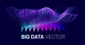 Big data analysis sort background. Futuristic big data analytics science. Analysis system sort technology background