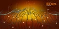Big Data Analytics. Technology Abstract. Big Data Royalty Free Stock Photo