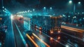 Through big data analytics and visualization logistics companies can analyze various factors such as weather conditions