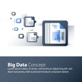 Information collection and processing, big data analyzing, report graph, business technology