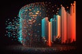 Big data, Artificial Intelligence and Quantum computing concept. Generative AI Royalty Free Stock Photo
