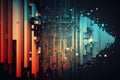 Big data, Artificial Intelligence and Quantum computing concept. Generative AI Royalty Free Stock Photo