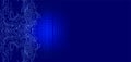 Big data. Binary Code circuit Background, flowing number one and zero text in binary code format in technology backgound. Royalty Free Stock Photo