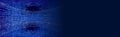 Big data. Binary Code circuit Background, flowing number one and zero text in binary code format in technology backgound. Royalty Free Stock Photo