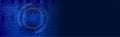 Big data. Binary Code circuit Background, flowing number one and zero text in binary code format in technology backgound. Royalty Free Stock Photo