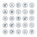 Big Data - 25 icons image.