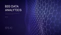 Big Data. Business inteligence technology background. Binary code algorithms deep learning virtual reality analysis Royalty Free Stock Photo