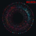 Big data circular colorful visualization. Futuristic infographic. Information aesthetic design. Visual data complexity