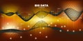 Big Data Cloud. Complexity Abstract. Big Data Royalty Free Stock Photo