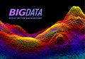 Big Data concept. Abstract vector background