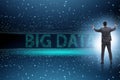 The big data concept with data mining analyst Royalty Free Stock Photo