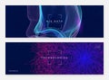 Big data concept. Digital technology abstract Royalty Free Stock Photo
