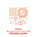 Big data concept icon Royalty Free Stock Photo