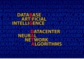 Big data, the concept of inscriptions. The image of the words. Text analysis.
