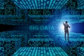 The big data concept with data mining analyst Royalty Free Stock Photo