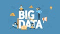 Big data concept illustration Royalty Free Stock Photo