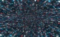 Big data concept. Open data. Blockchain. Cybersecurity and nanotechnology Royalty Free Stock Photo