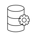 Big data development Vector icon which can easily modify or edit Royalty Free Stock Photo