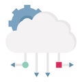 Big data Flat  Vector icon which can easily modify or edit Royalty Free Stock Photo